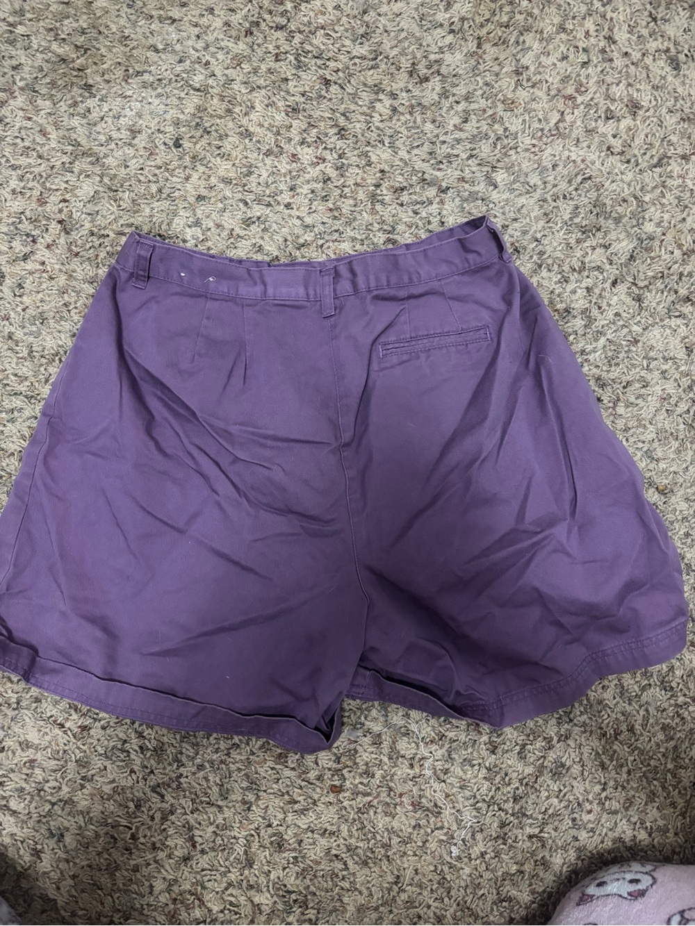 White Stag Purple High-Waist Casual Bermuda Shorts - Picture 4 of 9
